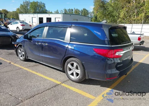 2019 Honda Odyssey Ex-L z USA, uszkodzony, nr VIN 5FNRL6H76KB054460